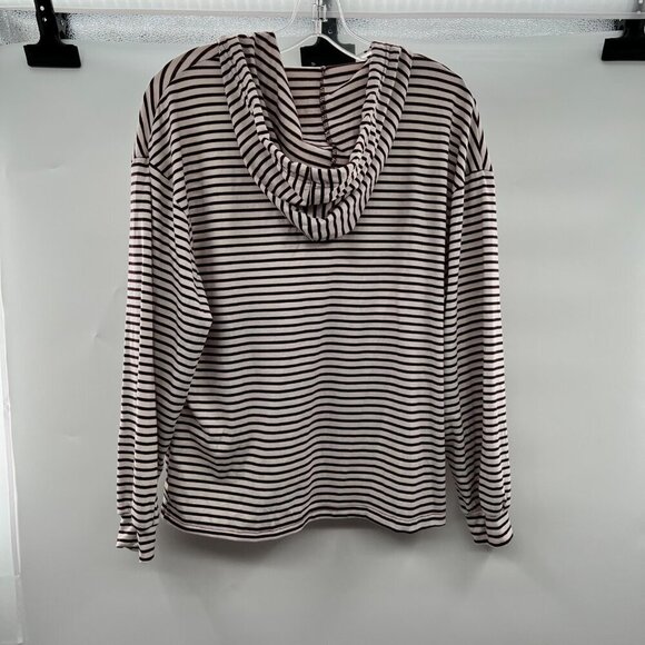 C+D+M Hoodie Women's Size Small Multicolor Stripe Long Sleeve Lightweight New - Picture 7 of 9